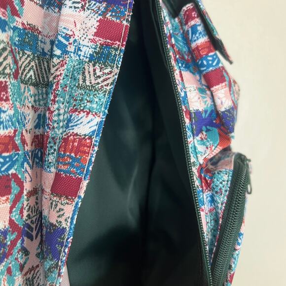 KAVU Original Rope Sling Pack Adjustable Shoulder Strap Cotton Canvas Mix Weave - Picture 7 of 11